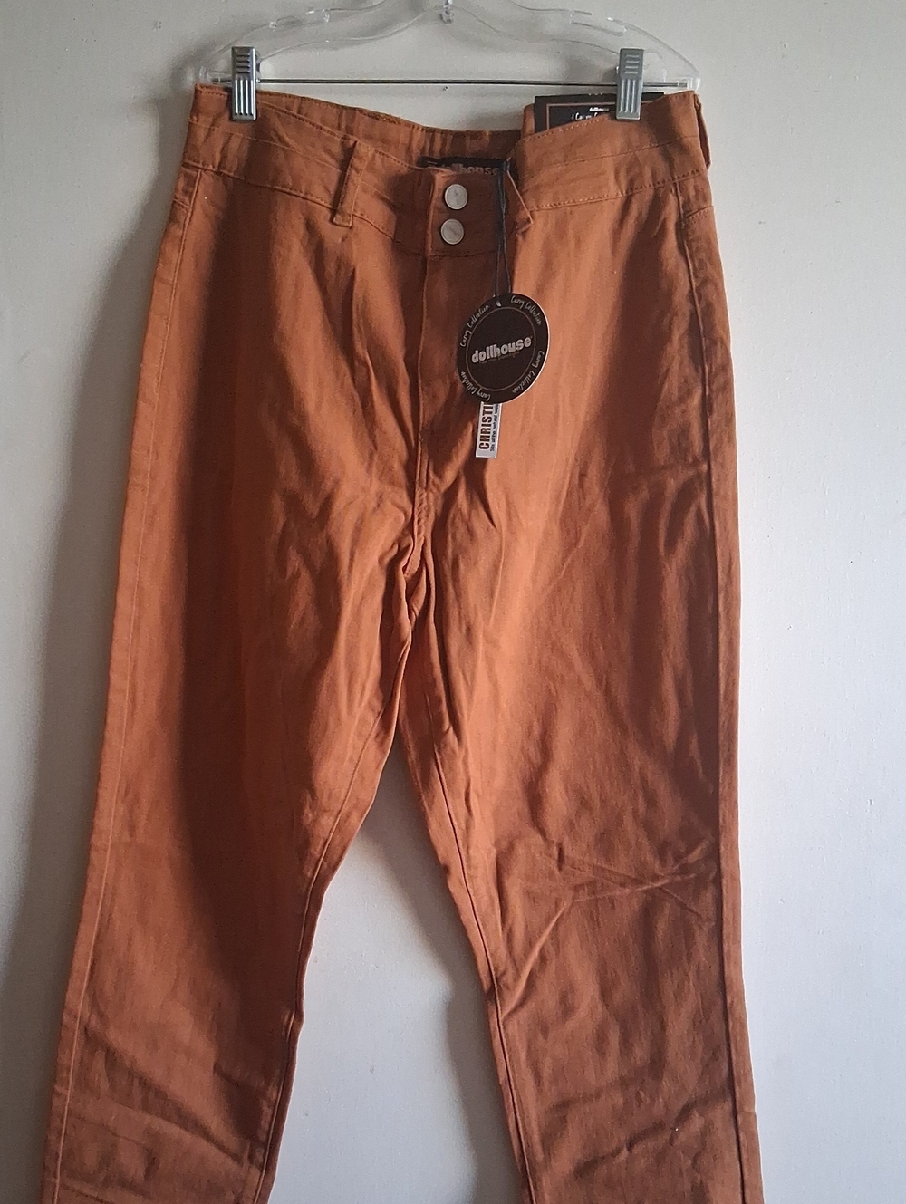 Dollhouse Women Rust High-Rise Chinos Size 15/16